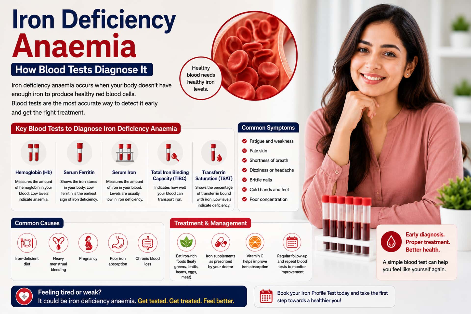 Iron Deficiency Anaemia Test TIBC Ferritin Ahmedabad Clini Care
