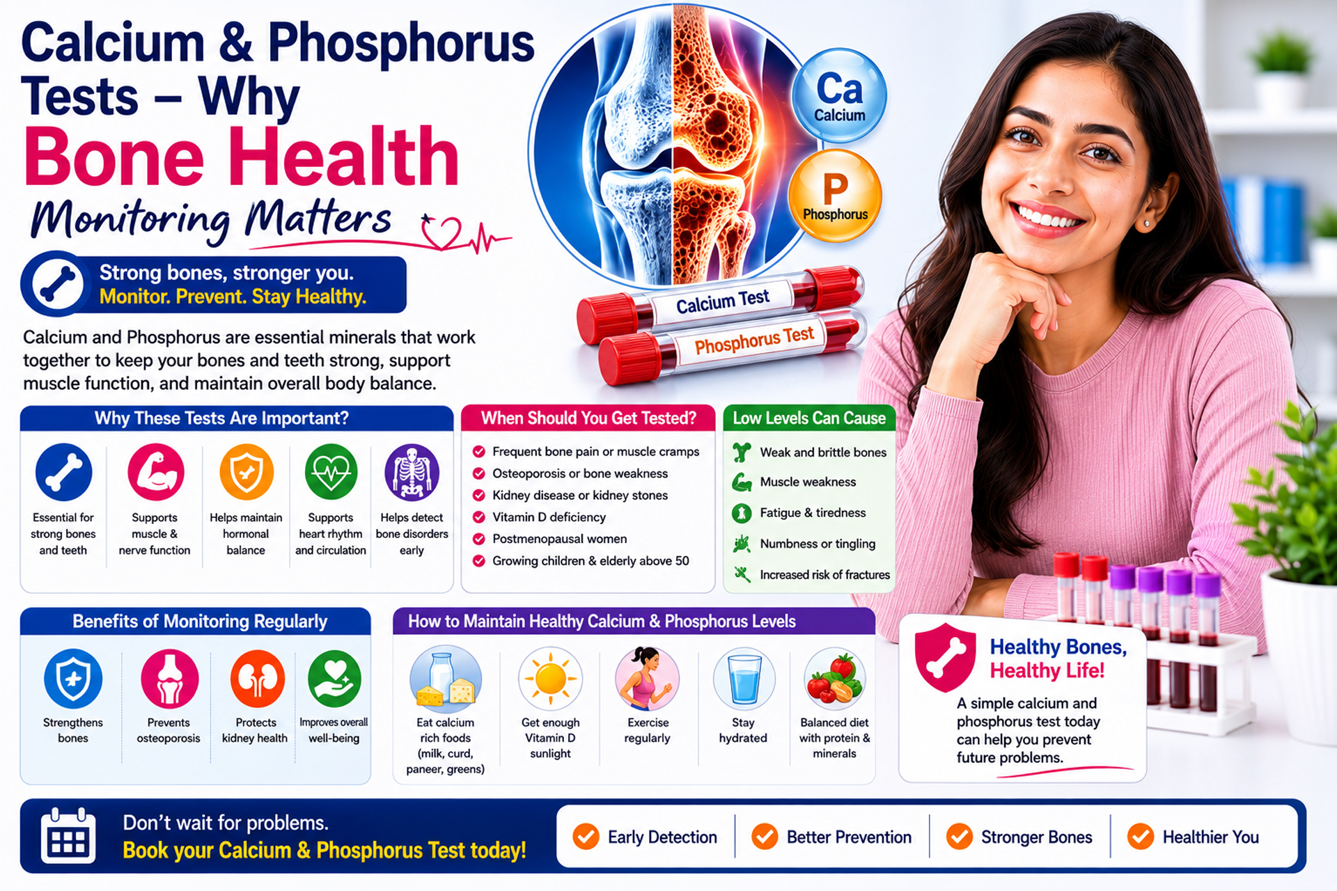 Calcium Phosphorus Bone Health Test Ahmedabad Clini Care Lab