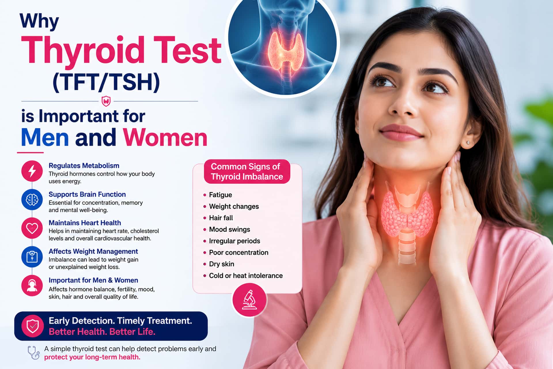 Thyroid Function Test TFT TSH Ahmedabad Clini Care