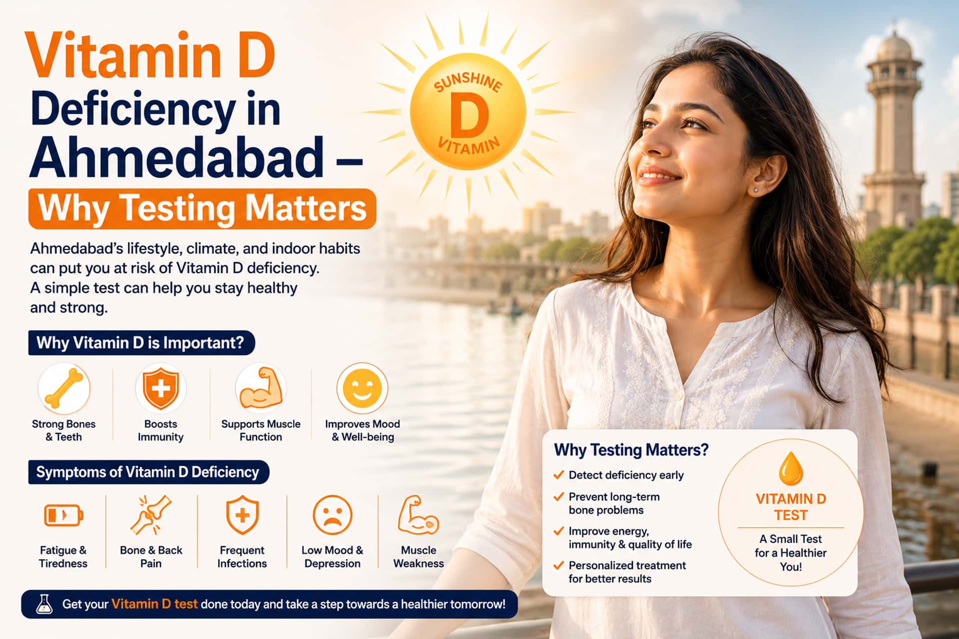 Vitamin D Deficiency Test Ahmedabad Clini Care Pathology Lab