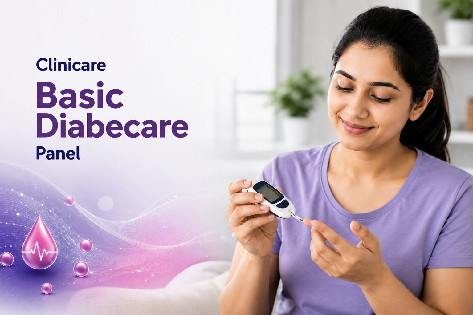 Clinicare Basic Diabecare Panel Diabetes Test Ahmedabad