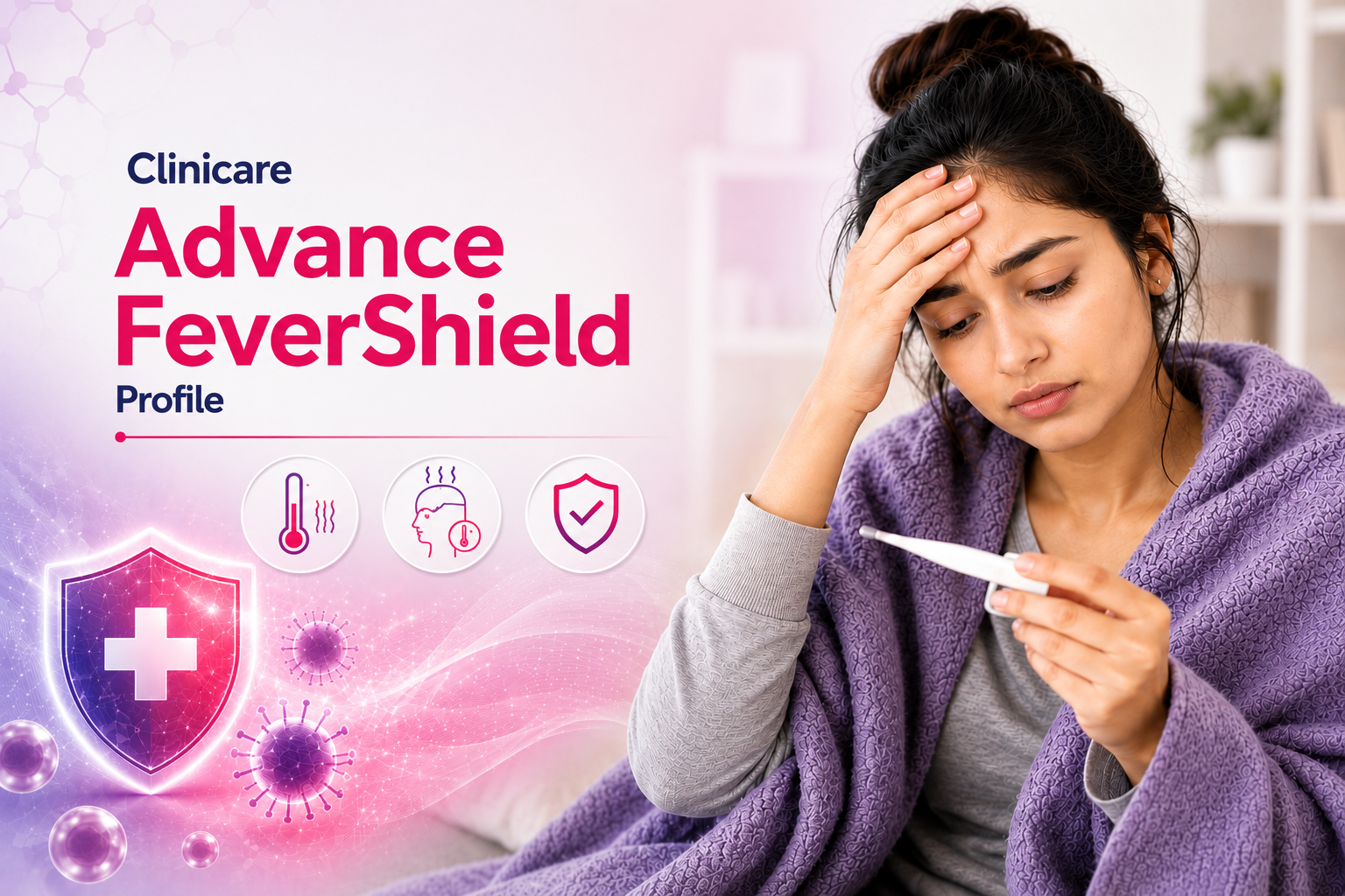 Clinicare Advance FeverShield Profile Typhoid Fever Test Ahmedabad