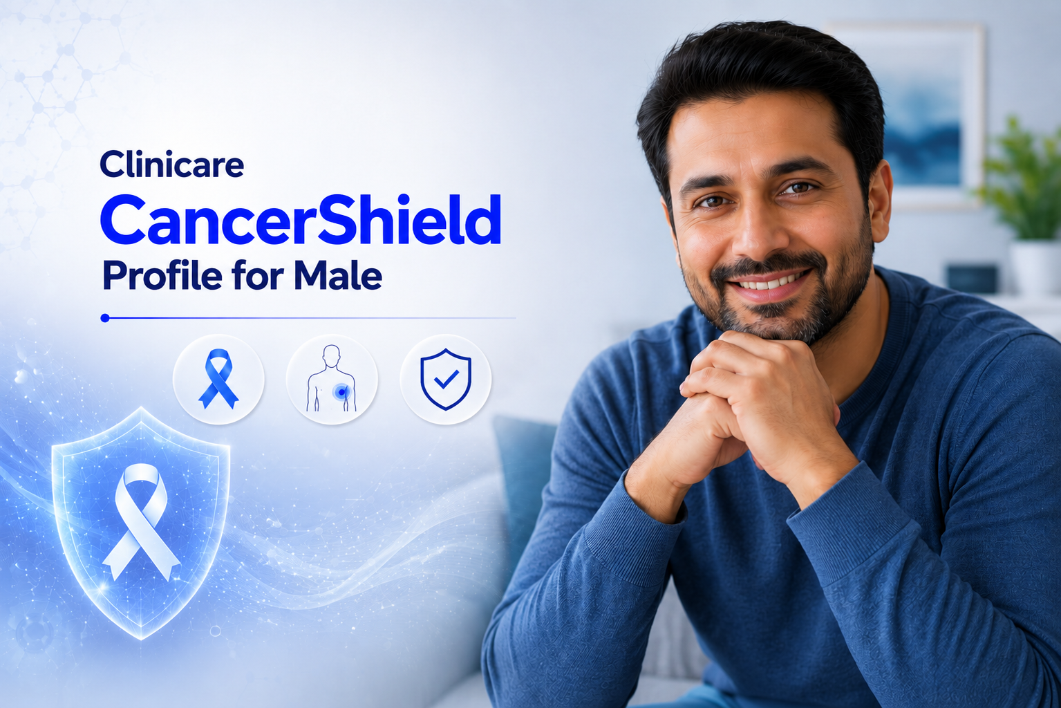 Clinicare CancerShield Profile Male Cancer Marker Test Ahmedabad