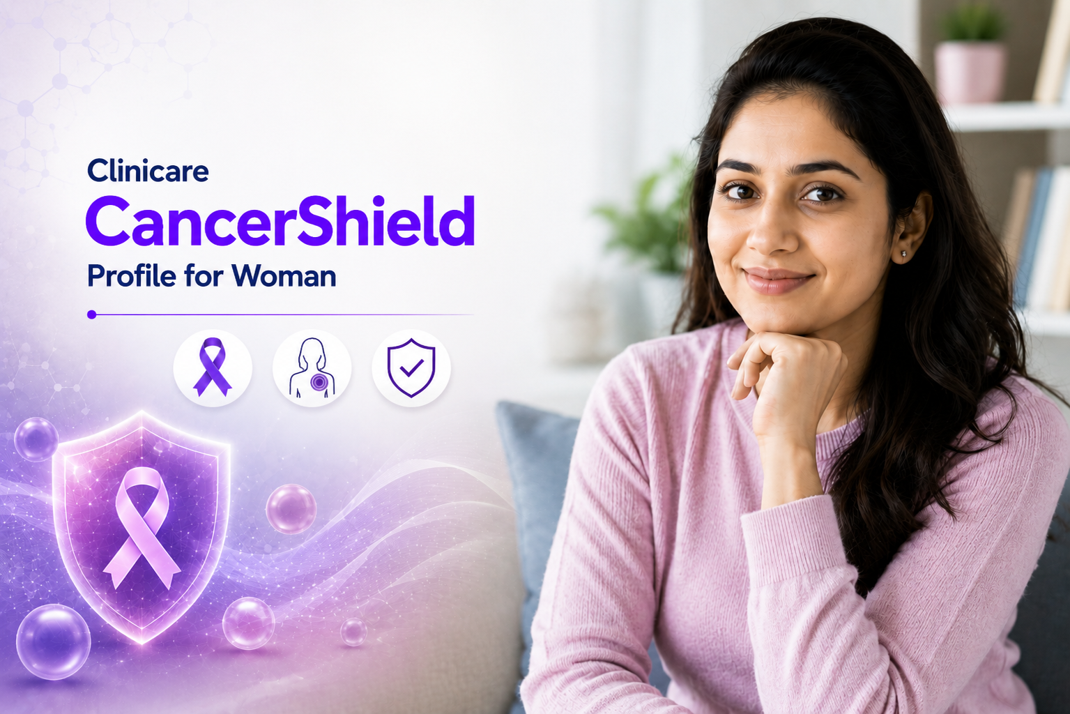 Clinicare CancerShield Profile Woman Cancer Marker Test Ahmedabad