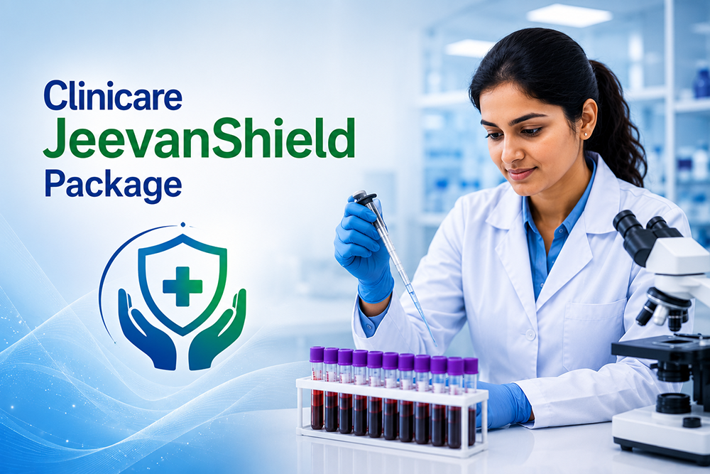 Clinicare JeevanShield Preventive Health Package Ahmedabad