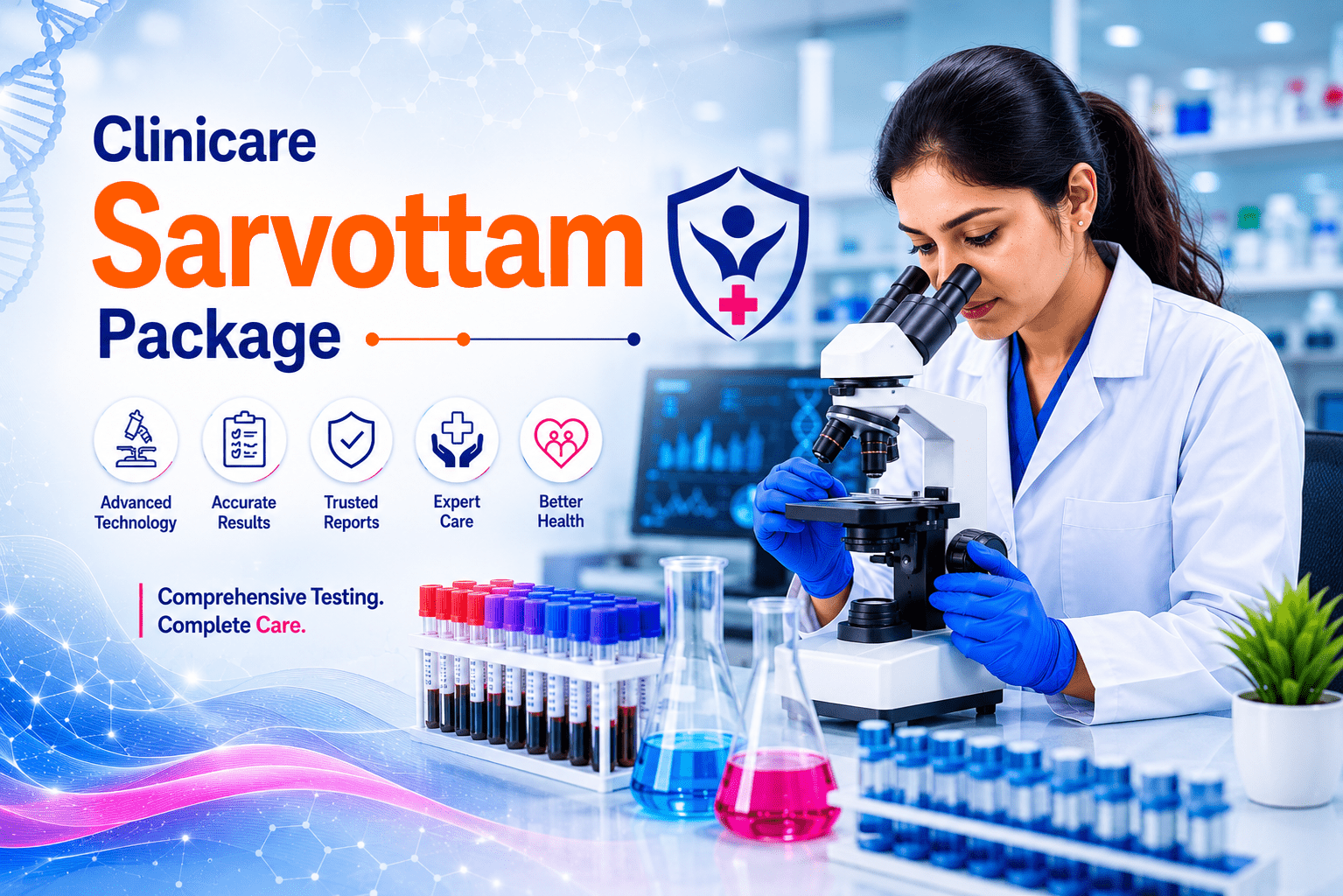 Clinicare Sarvottam Ultimate Health Screening Ahmedabad